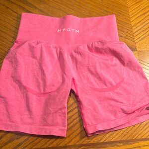 pink nvgtn gym shorts